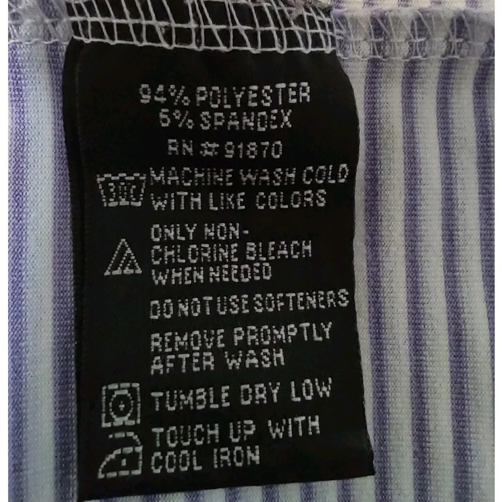 Pebble Beach Performance Golf Polo Shirt Mens Size M Short Sleeve Stretch Purple